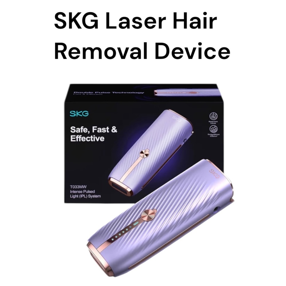 NIB SKG IPL Hair Removal Device T033MW Purple Light System